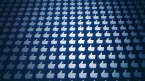 like pouce bleu de Facebook