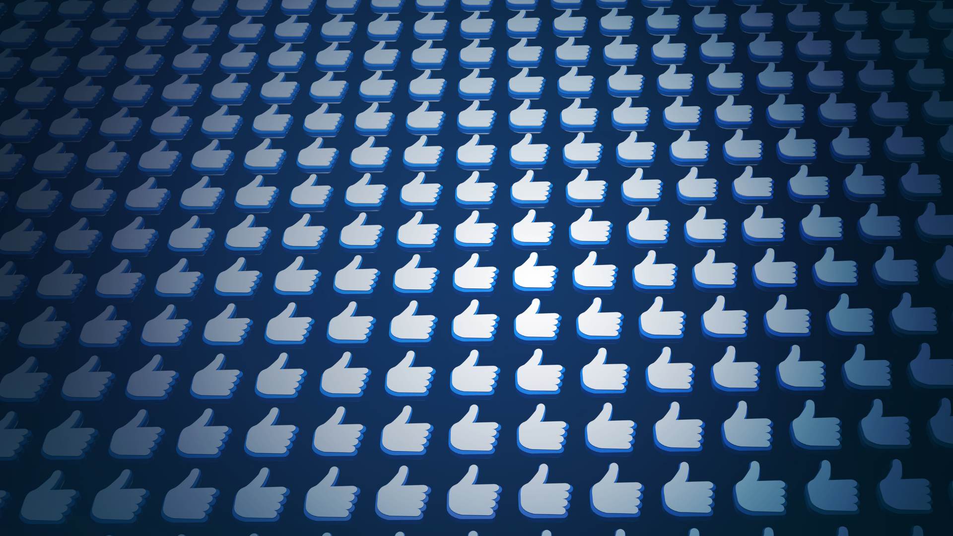 like pouce bleu de Facebook