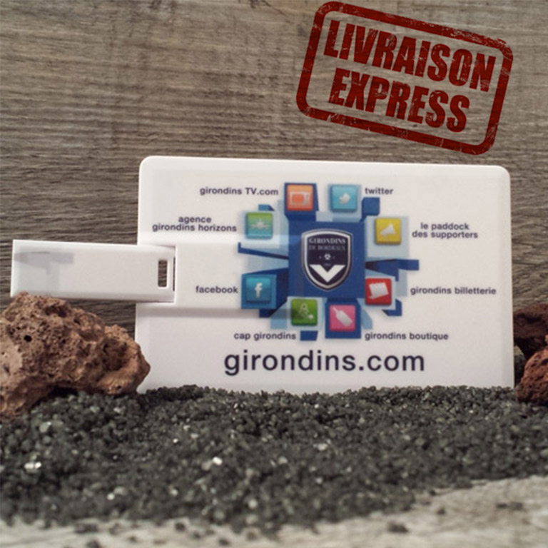 cle usb carte publicitaire